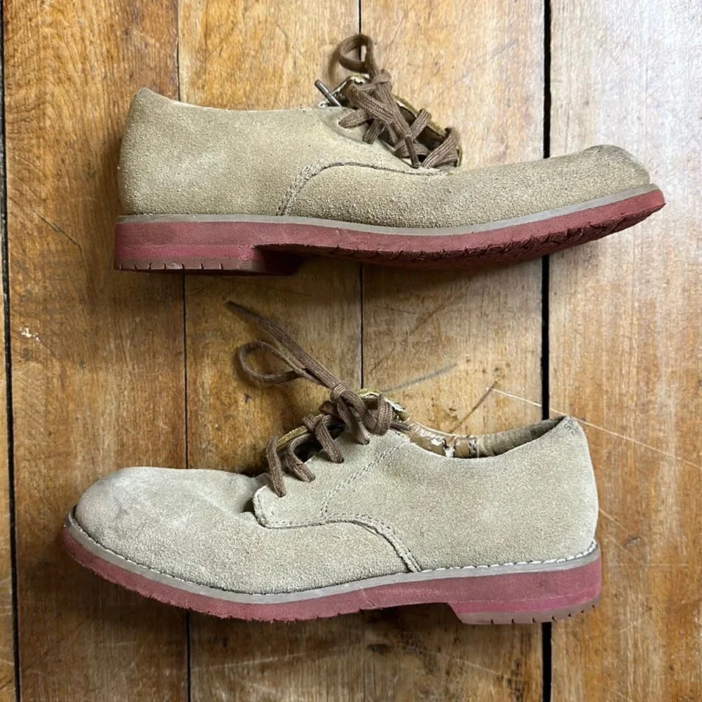 Sperry Topsider Tevin Boys Size 1 tan dress shoes Easter shoes